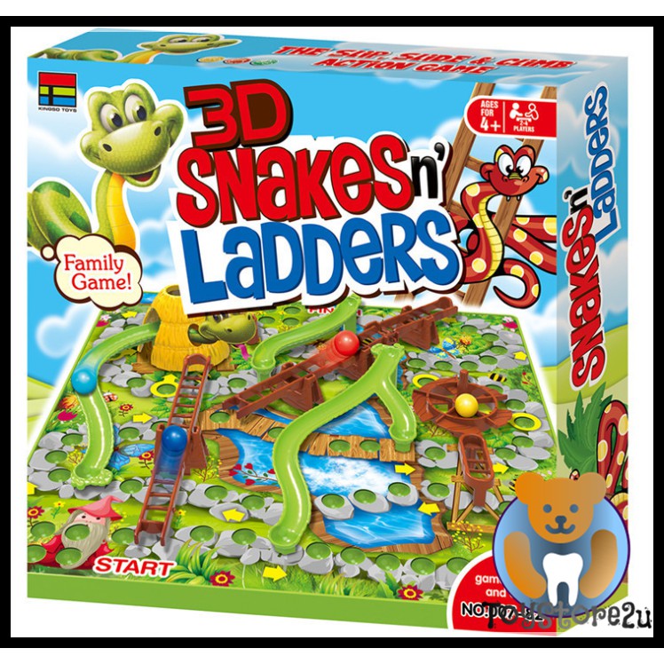 ToyStore - 3D Snakes & Ladders Board Game | Shopee Malaysia