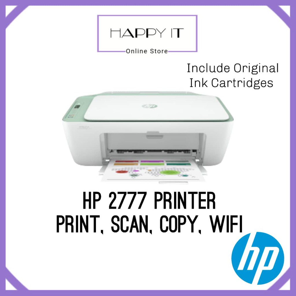 Hp Deskjet Ink Advantage 2777 All In One Printer With Wireless Shopee Malaysia