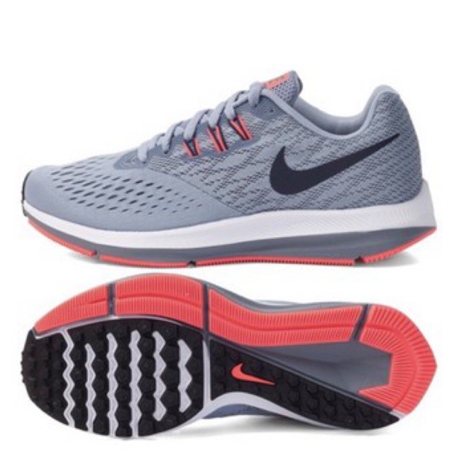 Nike women's air zoom winflo 4 running on sale shoes