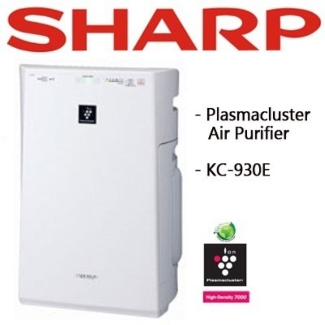 Sharp Plasmacluster Air Purifier KC-930EW | Shopee Malaysia