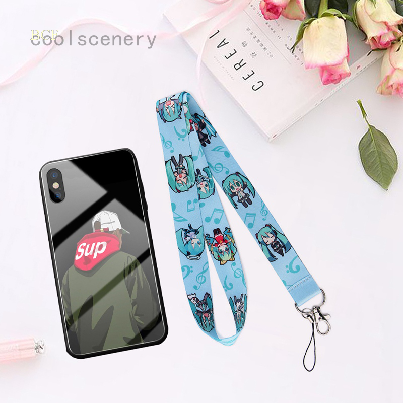 Hatsune Miku Lanyard Cartoon Mobile Phone Hang Rope Camera Long Lanyard ...