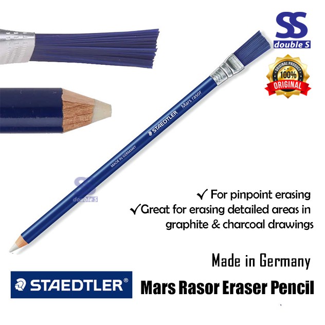 Eraser Pencil Staedtler Mars Rasor Eraser Pencil with brush Shopee Malaysia