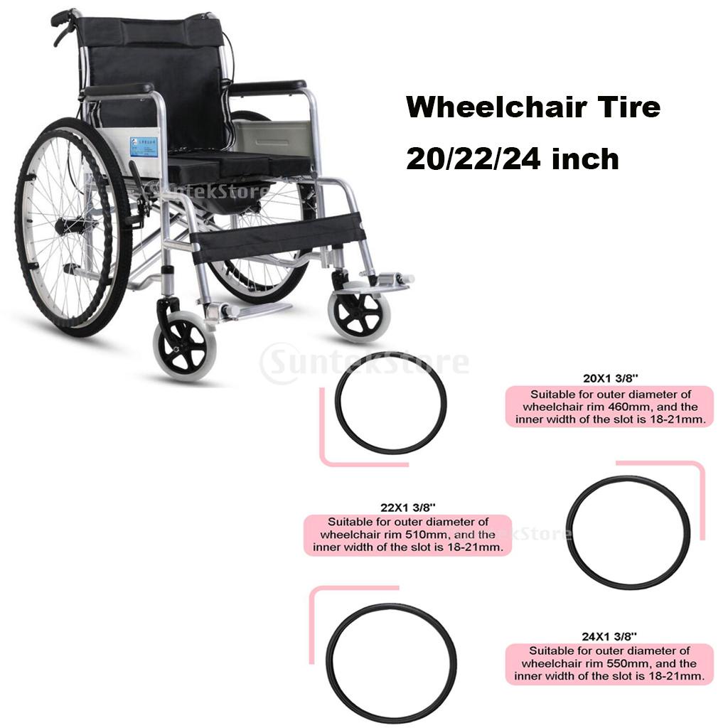 Heavy Duty Universal Polyurethane Solid Wheelchair Street Tire Wheel ...