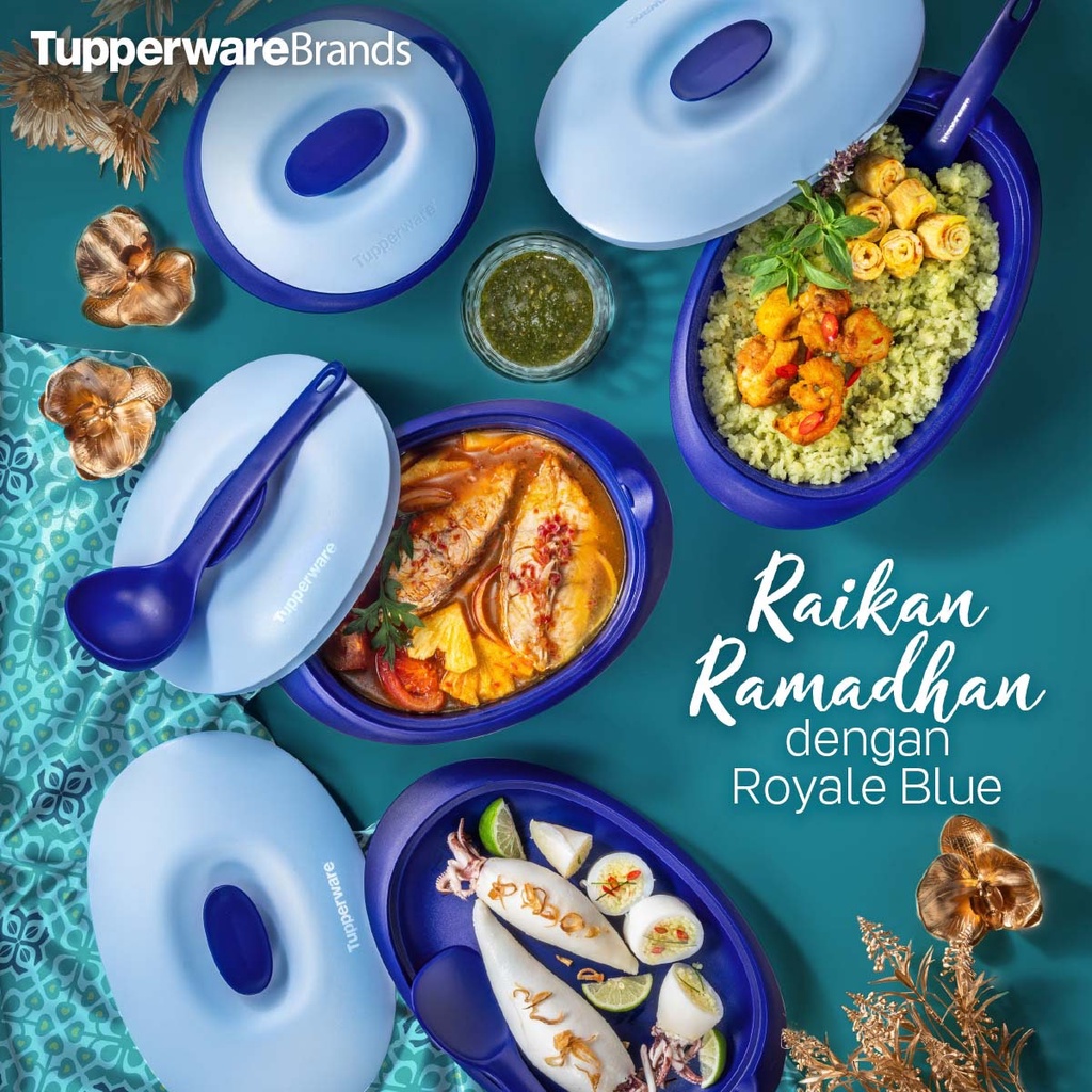 [𝟏𝟎𝟎 𝐎𝐫𝐢𝐠𝐢𝐧𝐚𝐥 𝐏𝐫𝐨𝐝𝐮𝐜𝐭] 💥READY STOCK💥 Royale Blue Serveware Set by