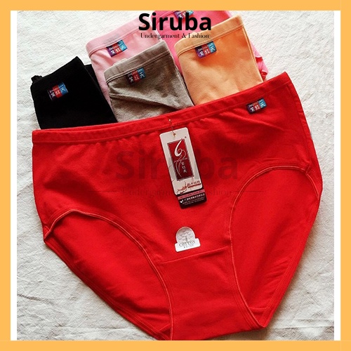 [siruba] High Quality Plus Size Women Panties Underwear M Xxxl Seluar