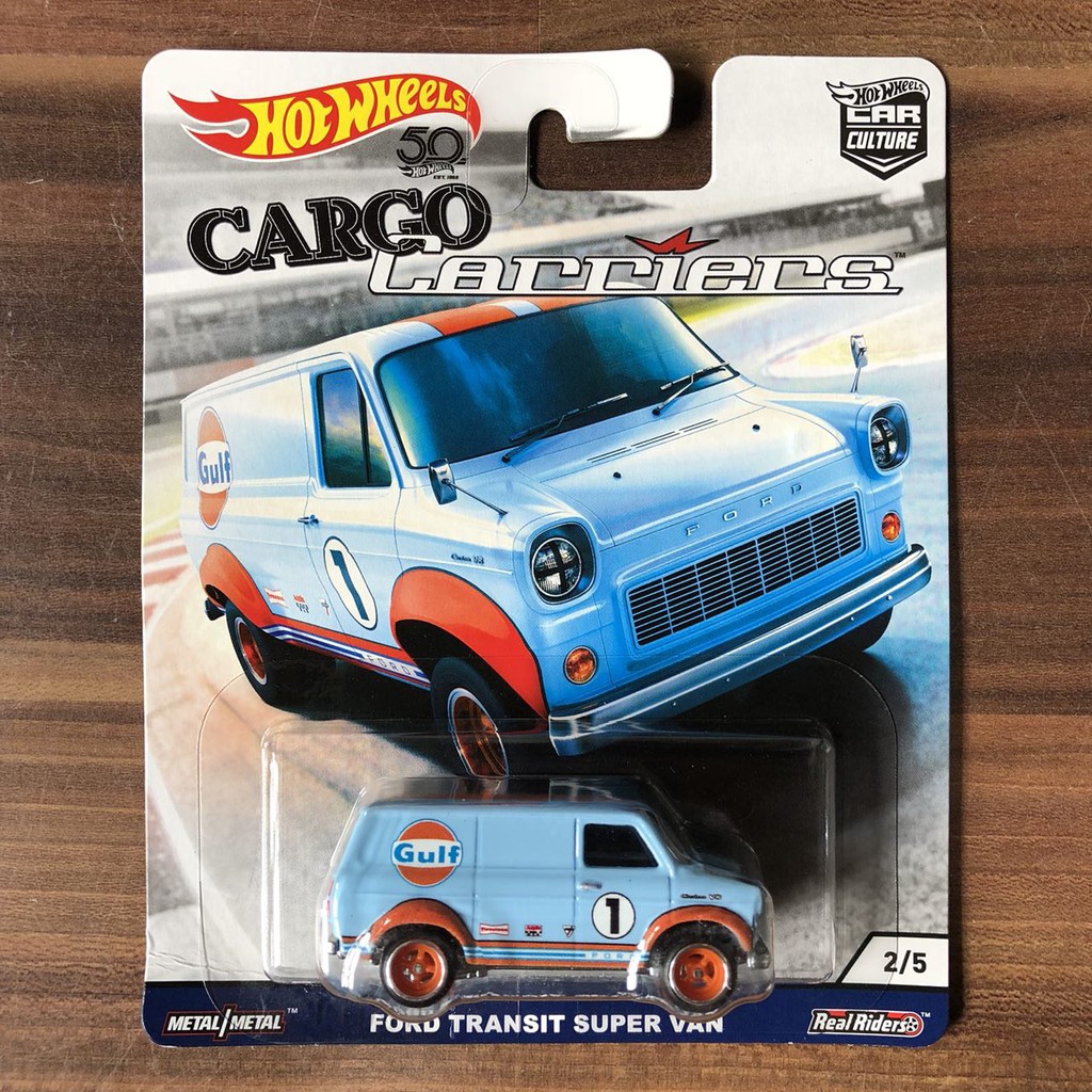 Hot wheels ford store transit supervan gulf