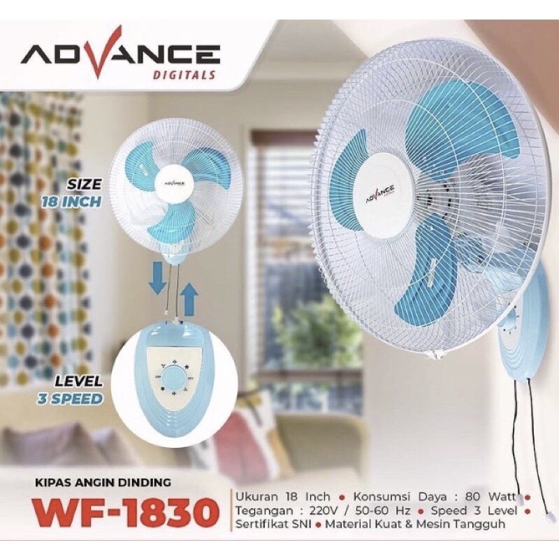 Advance Wall Fan 18 inch WF-1830 Wall Fan | Shopee Malaysia