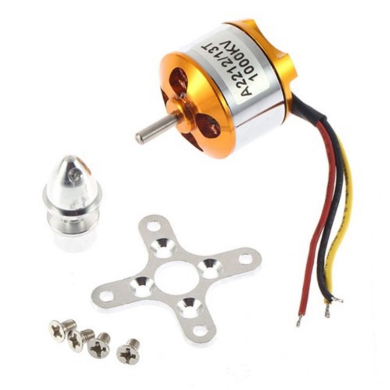 A2212 Brushless Outrunner Motor 1000KV 2200KV For RC Aircraft Plane ...