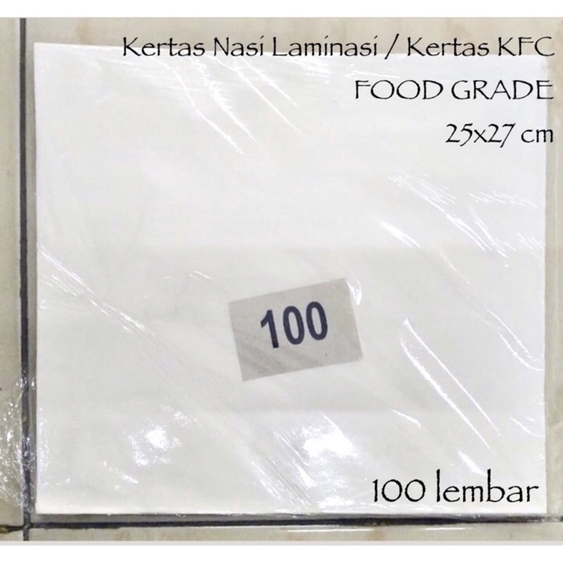 Kfc Paper / Lamination Rice Paper | Shopee Malaysia