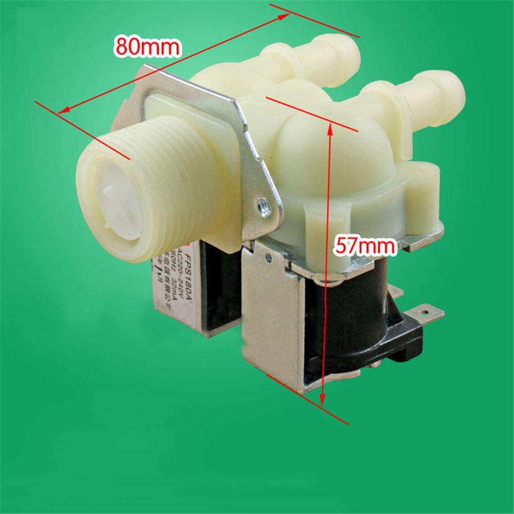 FPS180A Universal Washing Machine Water Double Inlet Valve JSF6 Washing Machine Solenoid Valve