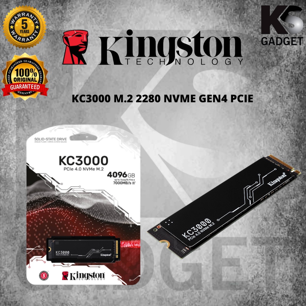Kingston KC3000 M.2 2280 NVMe SSD 2TB - SSD M.2 
