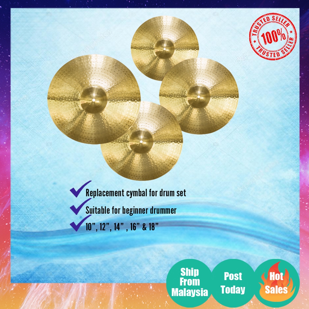 Messing-Becken Set – 8 Bis 16 Zoll, Für Drummer & Percussion, Klarer & Lauter Sound