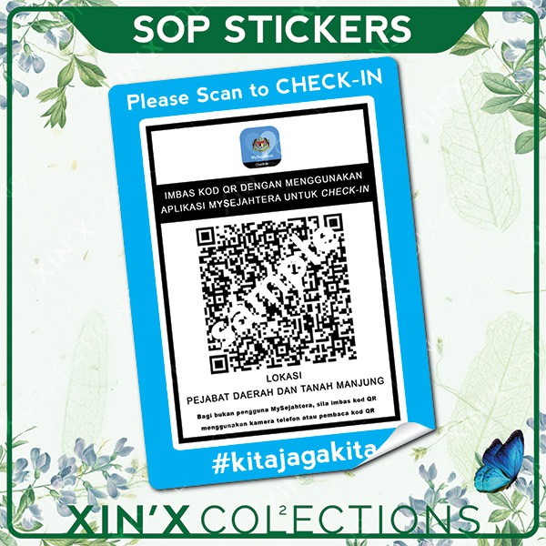 Mysejahtera Sticker Sop Mco Cmco Rmco Sticker Shopee Malaysia