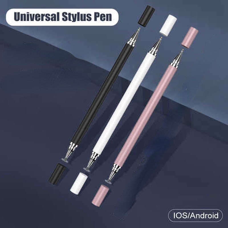 2 In 1 Capacitive Pen Stylus Pen Universal Double Head Tablet