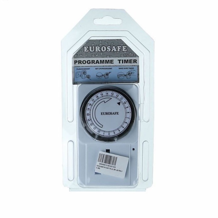 EUROSAFE 24 Hours Programme Timer Power Controller Socket (1pc ...