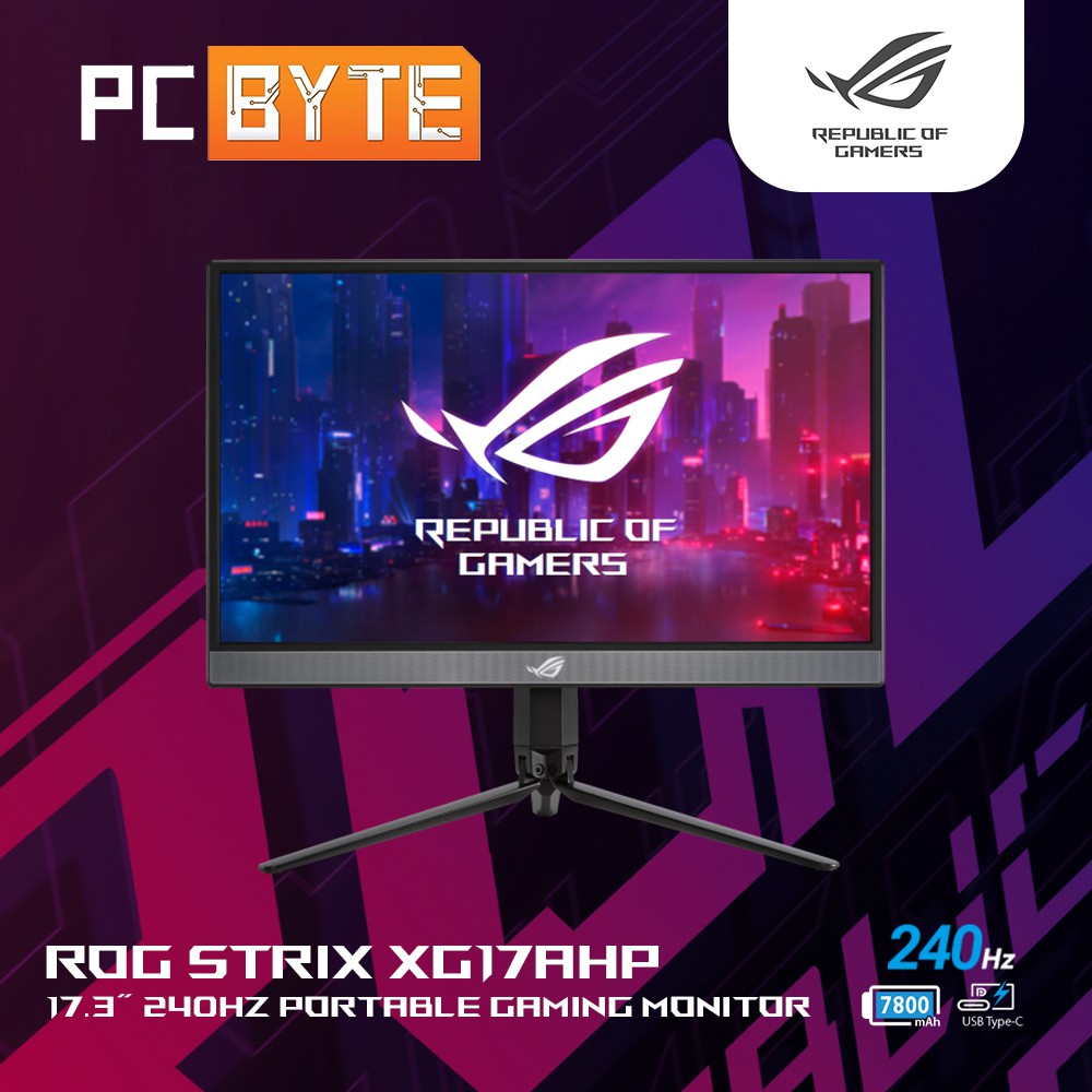 ROG STRIX XG17AHP, Monitors