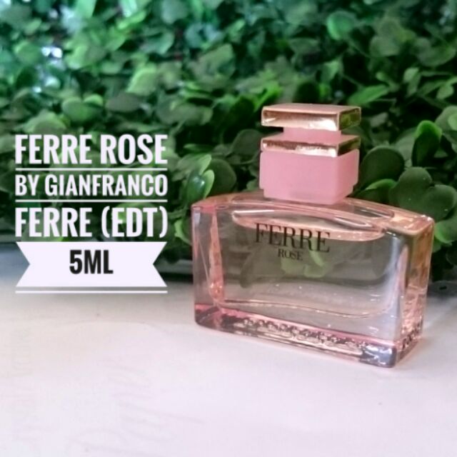 ORIGINAL FERRE ROSE by Gianfranco Ferre 5ML EDT Shopee Malaysia
