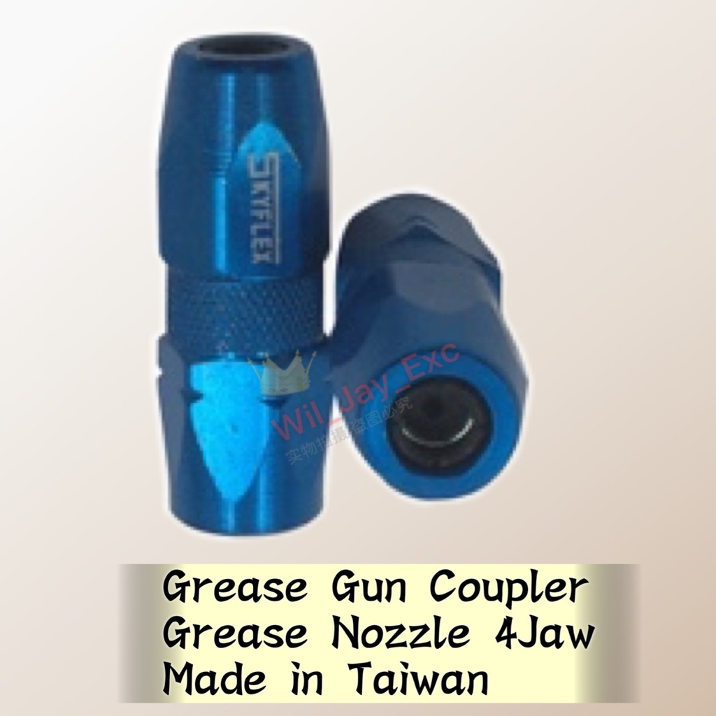 GREASE GUN COUPLER ,GREASE GUN NOZZLE 4 JAW HIGH QUALITY SKYFLEX Shopee Malaysia