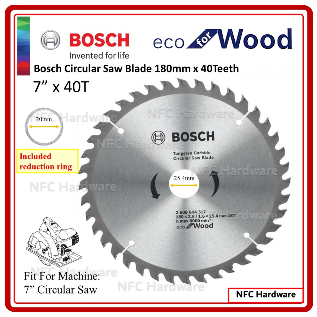Hoja De Sierra Circular De 300 Mm X 30 Mm, 40 Dientes De Carburo, Para Bosch, Makita Y Otras Marcas - Corte Preciso Y Duradero