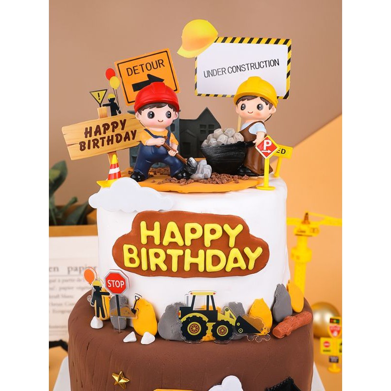 [READY STOCK] Construction Digger Bulldozer Tractor Truck Kids Boy ...