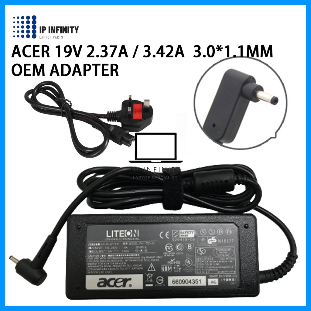 ACER 3.0*1.1MM ASPIRE A315-22 23 G A315-34 A315-55 N18Q13 A315-55G A315 ...