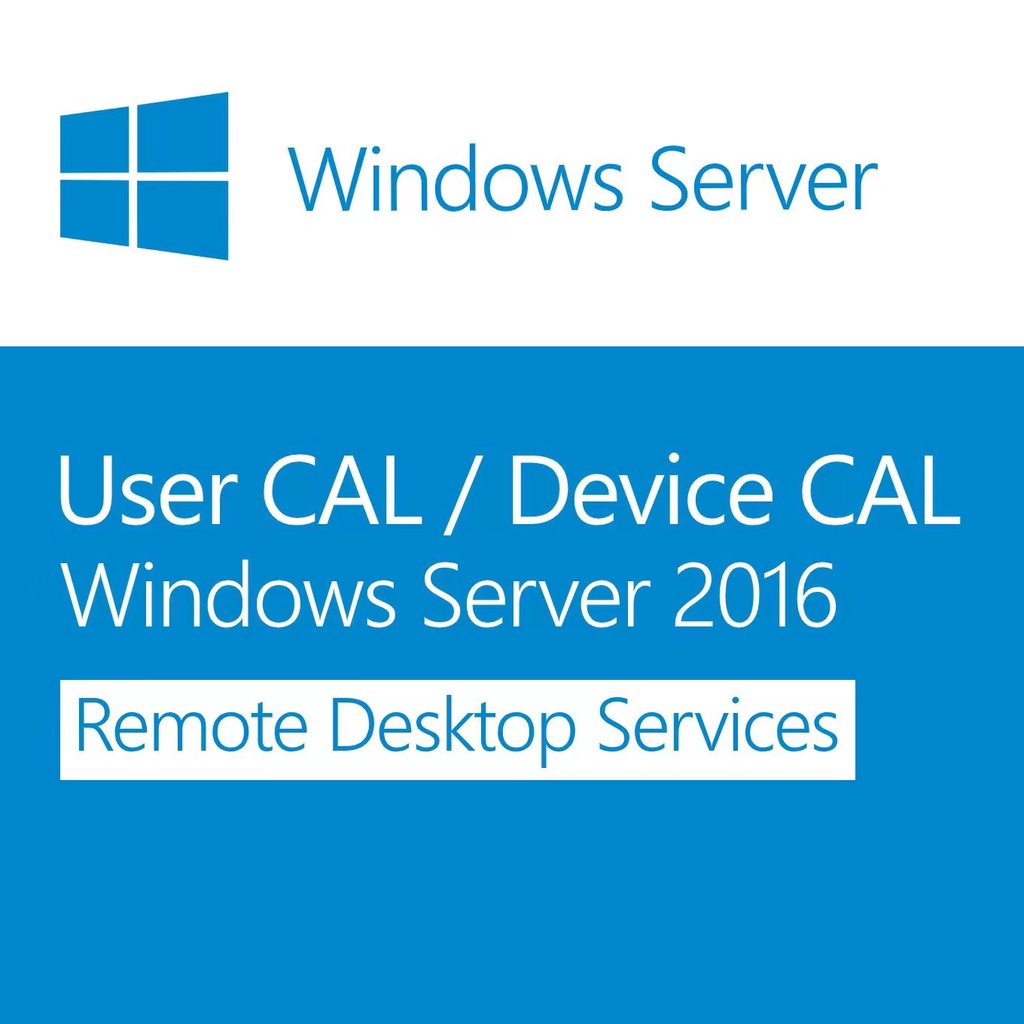 Windows Server 2016 RDS User / Device CALs Remote Desktop Services user connections license