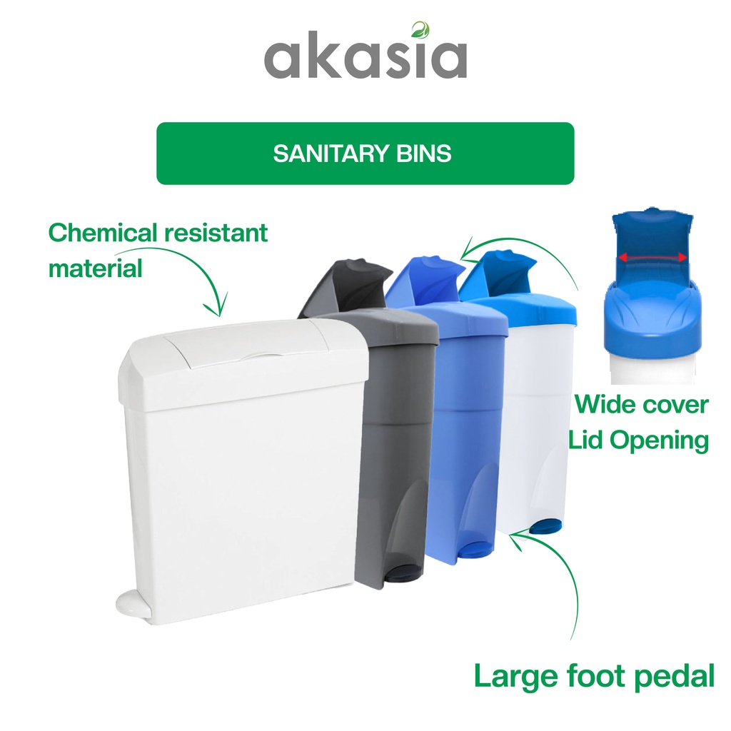Sanitary Bins / Washroom Waste Bin / Tong Sampah Tuala Wanita 18