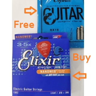 (ready stock)Elixir electric guitar string Buy one free one offer ...