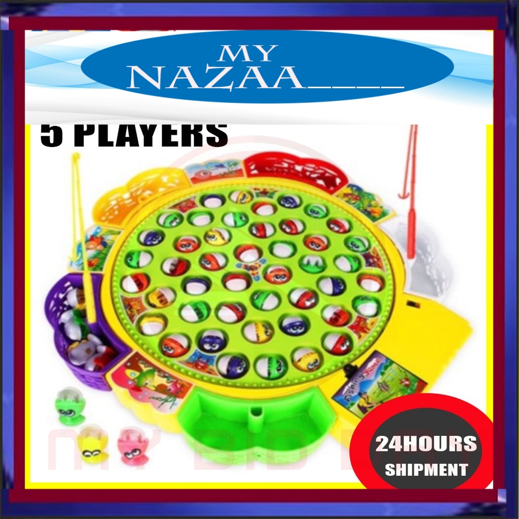 MyNazaa-BIG Size Rotation Musical Fishing Games(EARLY LEARNING ...