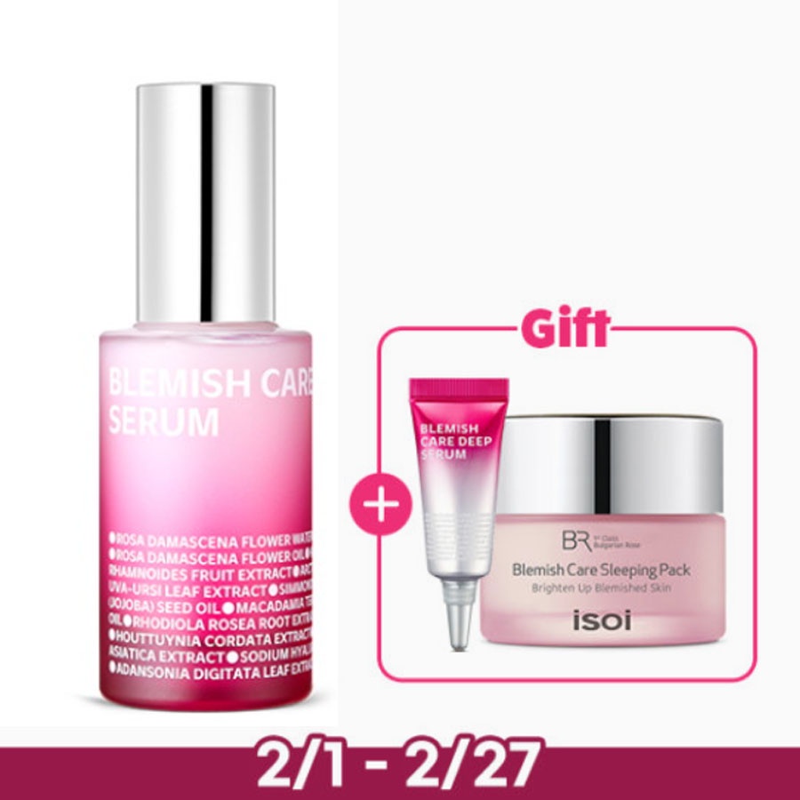 Isoi Bulgarian Rose Blemish Care Serum 50ml + Blemish Care