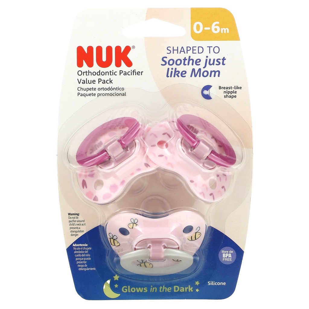 Difrax Pacifier Natural 0-6 Night