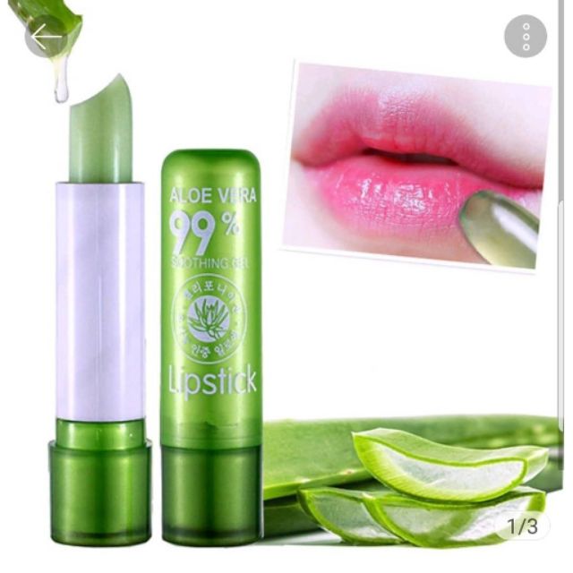 ALOEVERA LIPSTICK 99% SOOTHING GEL (12 PCS ) | Shopee Malaysia