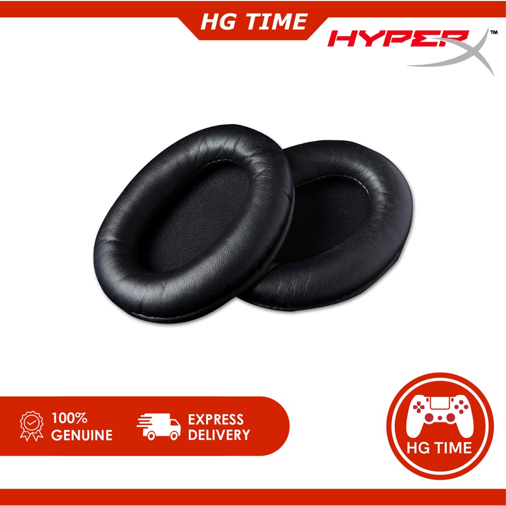 HyperX Cloud Leatherette Ear Cushions Black Shopee Malaysia