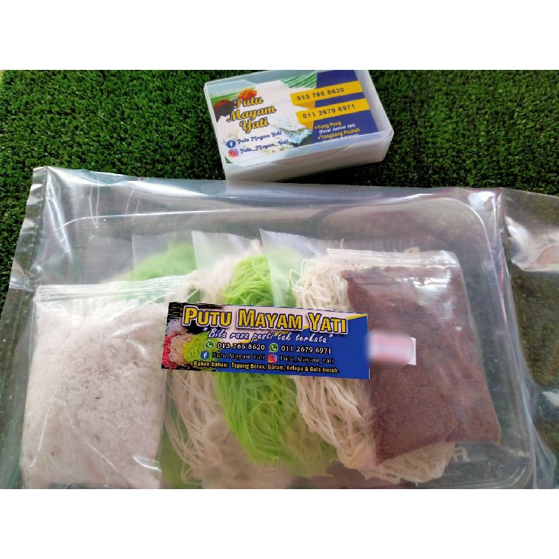 Putu Mayam Frozen Mix Original Dan Pandan Shopee Malaysia