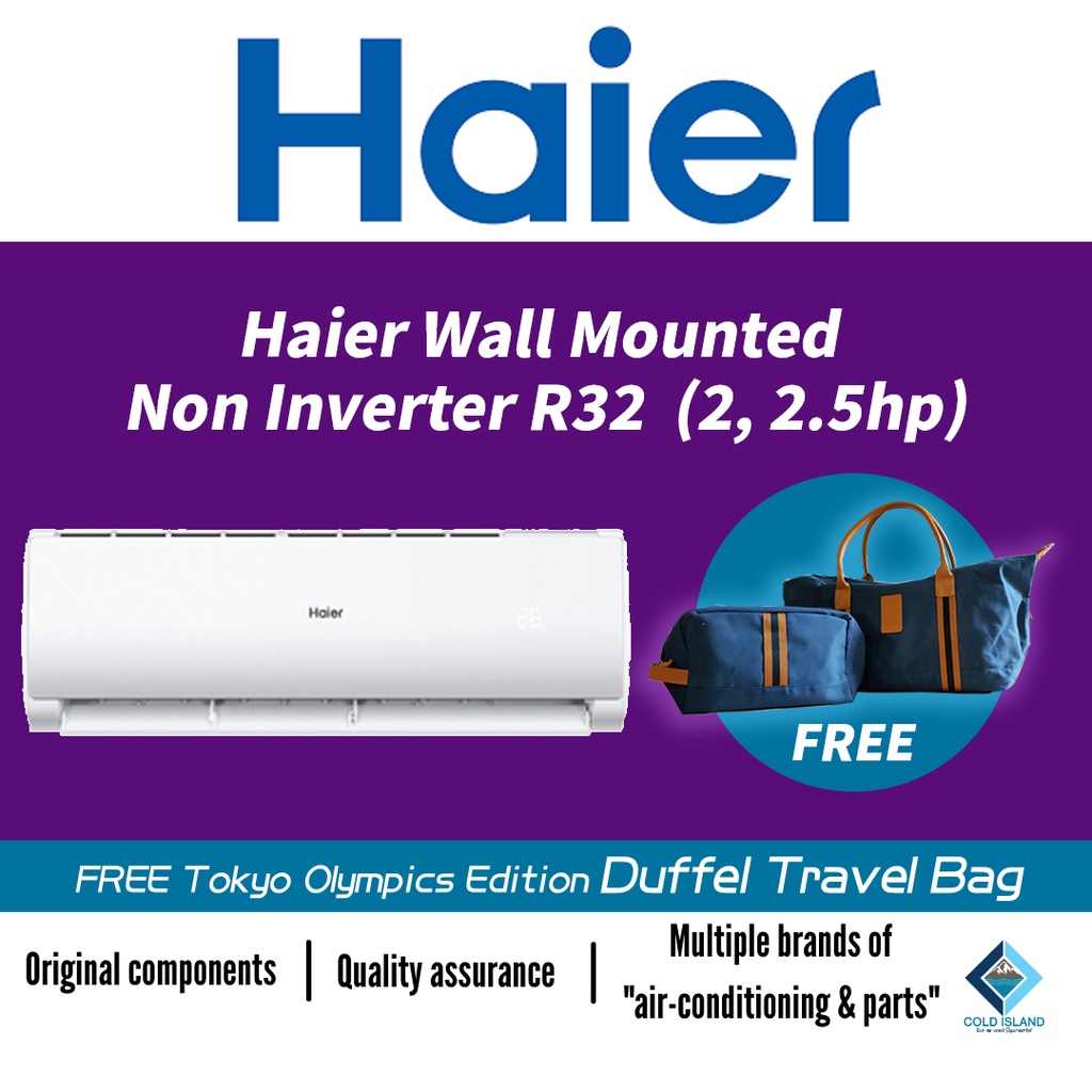 Haier Wall Mounted R32【non Inverter】 Air Conditioner 【2 0hp And 2 5hp