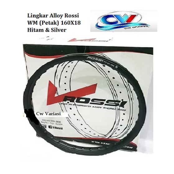 Rossi WM Petak 160-18 alloy rims Sold per piece | Shopee Malaysia