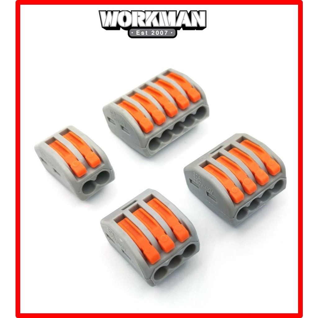 Fast Wire Connector Reusable Terminal Universal Connector Compact Wire ...