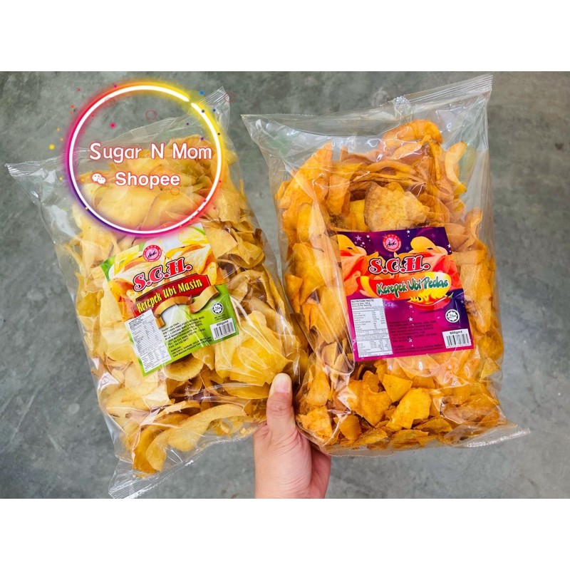 Snack Sch Kerepek Ubi Pedas & Masin 600g | Shopee Malaysia