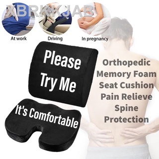 Purenlatex Seat&Back Cushion Coccyx Chair Cushion Orthopedic Pillow for  Lower Back Tailbone and Sciatica Pain Relief