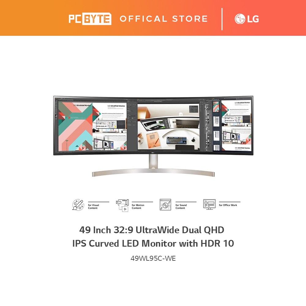 使用500時間未満 LG 49WL95C