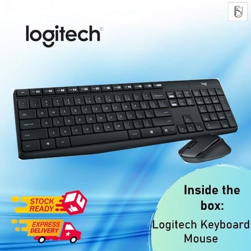 Logitech MK315 Quiet Wireless Keyboard & Mouse Combo Shopee Malaysia