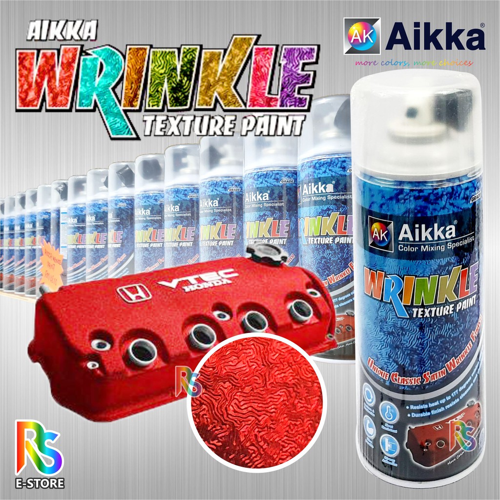 AIKKA Wrinkle Texture Paint / Aerosol Wrinkle Spray Paint Shopee Malaysia