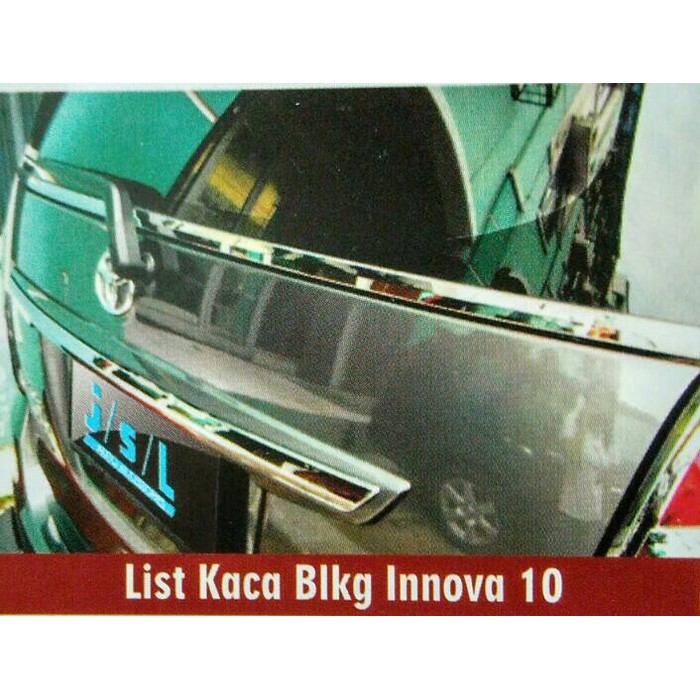 Innova 2010 Full Chrome Rear Window Trim | Shopee Malaysia