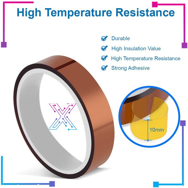 Bga Heating Tape High Temperature Resistance Tape Amber Polyimide ...