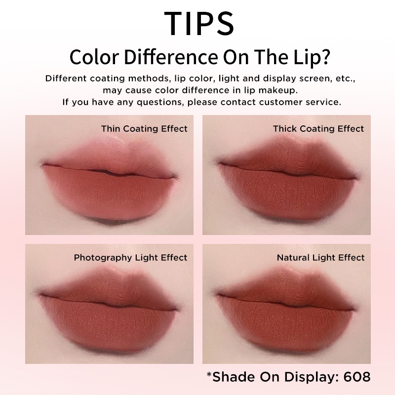 Colorkey Mousse Lip Mud Matte Texture Lip Gloss Liquid Lipstick Non ...