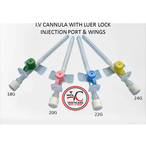 I.v. Cannula With Injection Port And Luer Lock (intra Cath-2) at