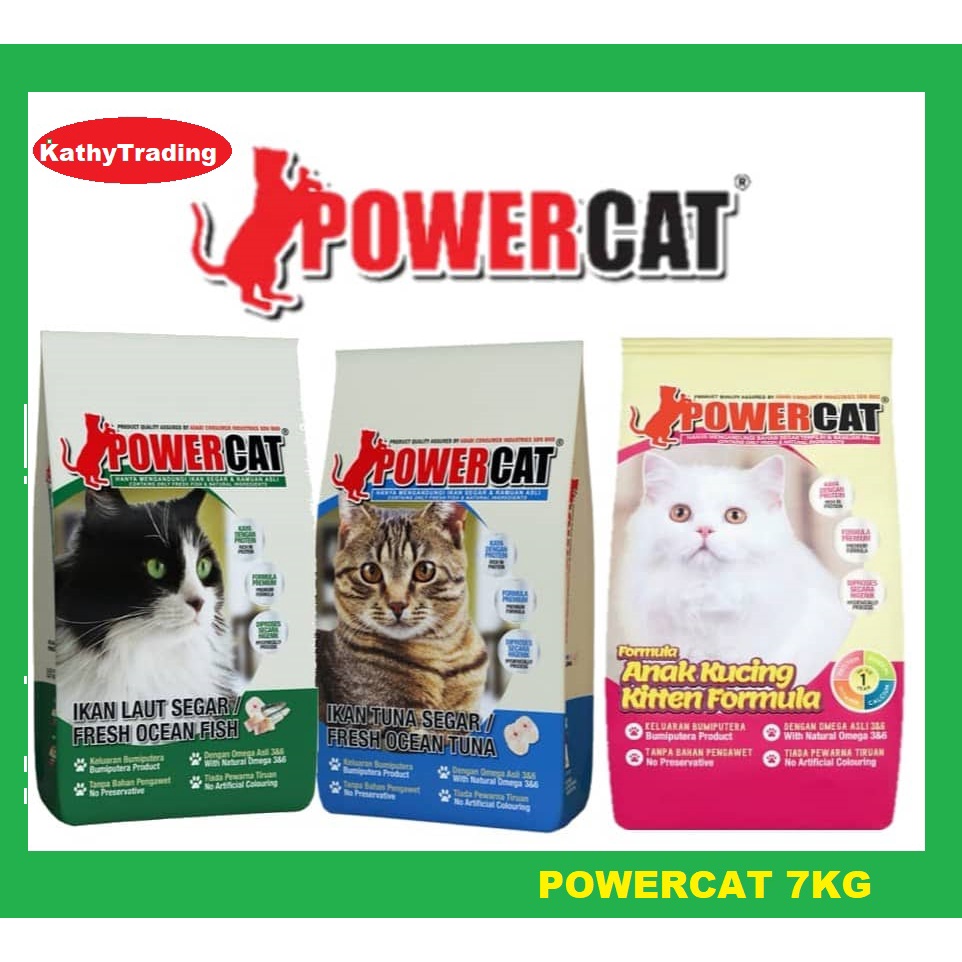 Powercat Ocean Fish / Ocean Tuna / Kitten 6.5kg | Shopee Malaysia