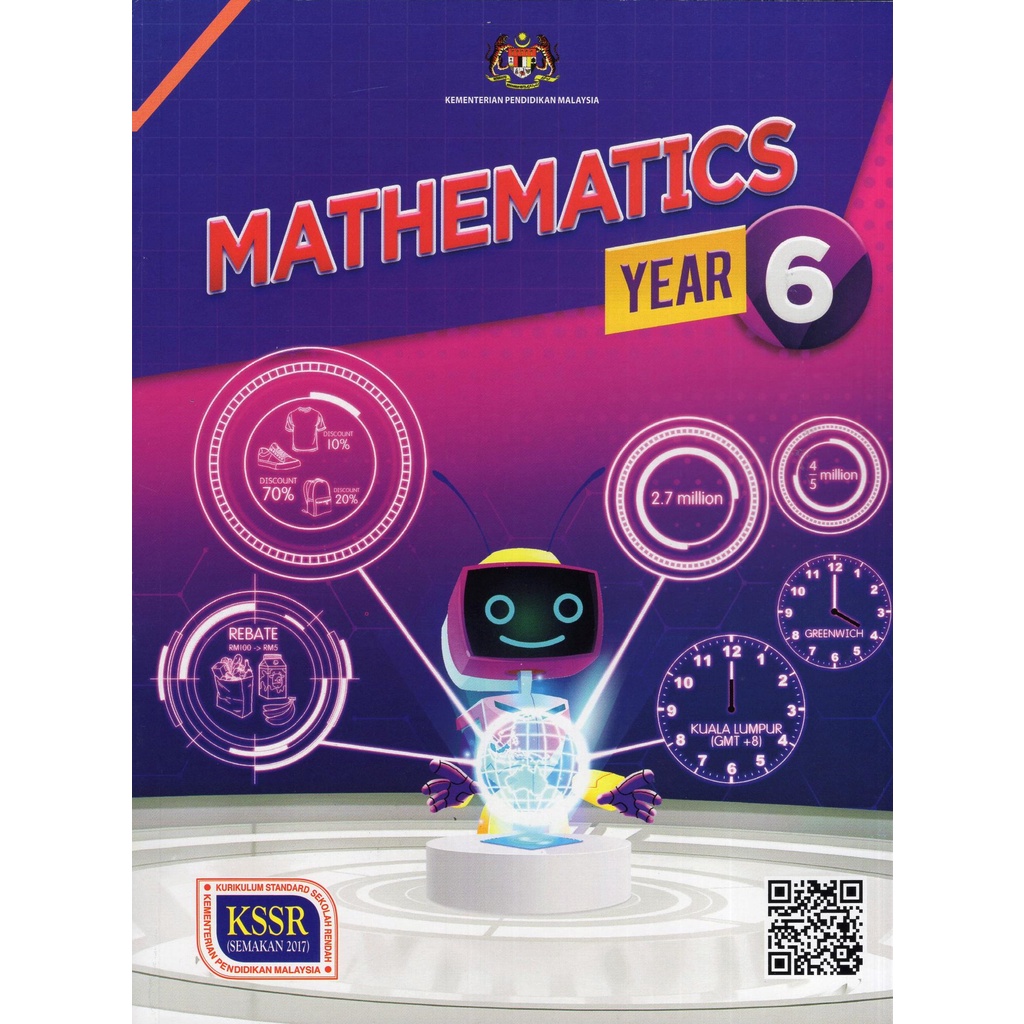 TEXTBOOK MATHEMATICS STD 6 (DLP) (2022) | Shopee Malaysia