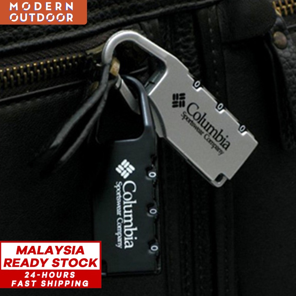 Alloy combination code number padlock luggage lock for bag zipper