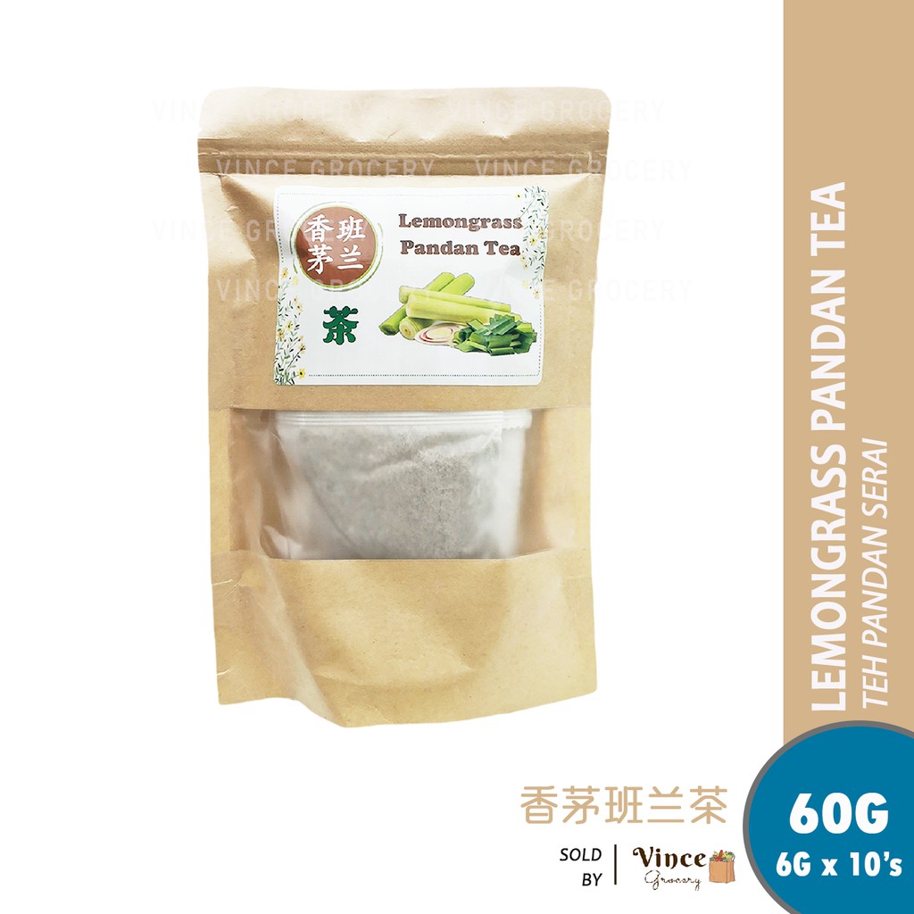 Lemongrass & Ginger Pandan Tea Teh Serai & Halia Pandan 香茅姜茶 班兰茶